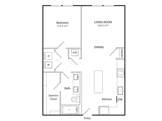 Unit 4110 4110 floor plan